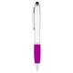 aerial view a magenta 2395 c curvaceous twist ballpoint pen stylus, image 1 of 2
