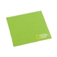 aerial view a lime green 360 c galaxy screen cleaning cloth, image 1 of 2