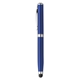 aerial view a blue pms 2745 c atlas laser / stylus / flashlight pen, image 1 of 2