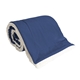 aerial view a navy 295 c oversized mink sherpa blanket, image 1 of 4