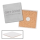 a group of promotional stainless steel square beverage costum coaster - bulk
