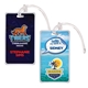a group of 2.5 x 4.25 deluxe full color luggage tag