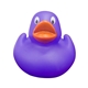 aerial view a purple mini leisure rubber duck for promotion, image 1 of 4