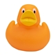 aerial view a orange mini leisure rubber duck for promotion, image 1 of 4
