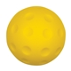 aerial view a yellow pickle ball stress reliever, image 1 of 2