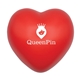 aerial view a red oversized promotional jumbo heart, image 1 of 2