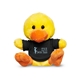 aerial view a black 7 plush duck with t - shirt, image 1 of 6