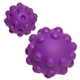 aerial view a purple push pop bounce ball, image 1 of 2