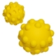 aerial view a yellow push pop bounce ball, image 1 of 2