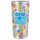 aerial view a silver koozie(r) recycled tumbler - 16 oz, image 1 of 6