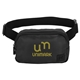 aerial view a black kapston(r) town square crossbody fanny pack, image 1 of 6