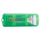 aerial view a translucent green nuvo bandage dispenser with standard bandages, image 1 of 4