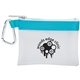 aerial view a frost/blue frosty stripe deluxe first aid kit - 15 piece, image 1 of 3