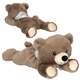 aerial view a coco brown comfort pals(tm) snuggle bear heat therapy snuggle bear, image 1 of 2