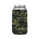 a green camo collapsible neoprene can insulator cooler coolie