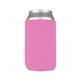 a pink collapsible neoprene can insulator cooler coolie