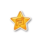 aerial view a custom gold star stickers, image 1 of 3
