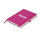 a pink lamy a5 soft cover notebook ruled pages pen loop ribbon markers back pocket pink