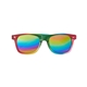 aerial view a rainbow rainbow pride sunglasses, image 1 of 5