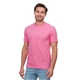 aerial view a bright pink threadfast apparel epic unisex t - shirt, image 1 of 7