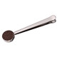a stainless steel daybreak stainless steel coffee scoop / clip