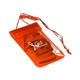 aerial view a translucent red waterproof phone pouch, image 1 of 2