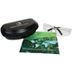 aerial view a clear glasses & black case ztek safety glasses kit, image 1 of 2