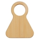 aerial view a bamboo home table wine holder bottle opener, image 1 of 3