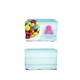 aerial view a multi-colored displaysplash 4 fitted table cover, image 1 of 4