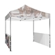 aerial view a multi-colored displaysplash 10 x 3 single - sided tent wall, 2pc set, image 1 of 2