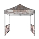 aerial view a multi-colored displaysplash 10 x 3 double - sided tent wall, 2pc set, image 1 of 2