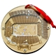 a wood layered wood ornament glitter
