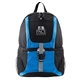 aerial view a blue dual section backpack cooler, image 1 of 2