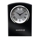 aerial view a black self - standing black glass desk clock, image 1 of 3