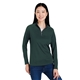 aerial view a forest/ carbon core365 - womens origin performance pique quarter - zip pullover, image 1 of 10