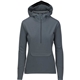 aerial view a grey ladies skyline soft shell jacket, image 1 of 4