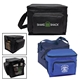 a group of 600d polyester 6- pack cooler w / side pockets pouch