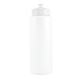 aerial view a white 32 oz white sports bottle, image 1 of 2