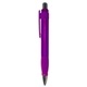 a purple giant rubberized grip pen