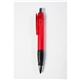 a red giant pen with black grippers