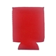 a red neoprene can cooler - real neoprene