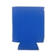a blue neoprene can cooler - real neoprene
