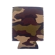 a camo neoprene can cooler - real neoprene