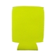 a yellow neoprene can cooler - real neoprene