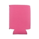 a neon pink neoprene can cooler - real neoprene