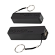aerial view a black in - style - 2200mah power bank, image 1 of 2