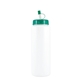 aerial view a green 32 oz white sports bottle, image 2 of 2