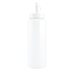 aerial view a white 32 oz white sports bottle, image 2 of 2