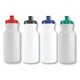 aerial view a group of 20 oz eco friendly bike bottle, image 1 of 2