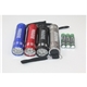 a group of 9led pocket flashlight with strap, gift box, and 3aaa batteries included